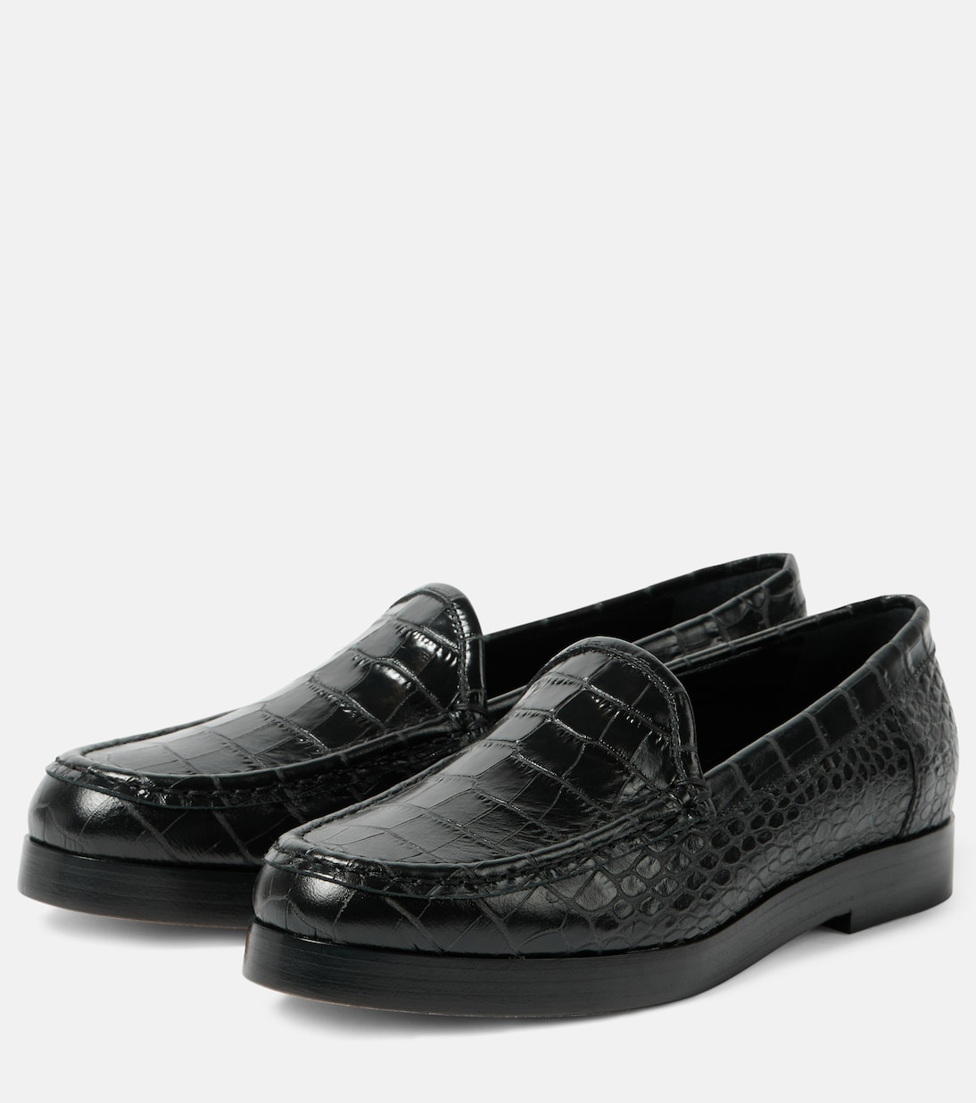Mocassini Dinelio in pelle con stampa | Manolo Blahnik