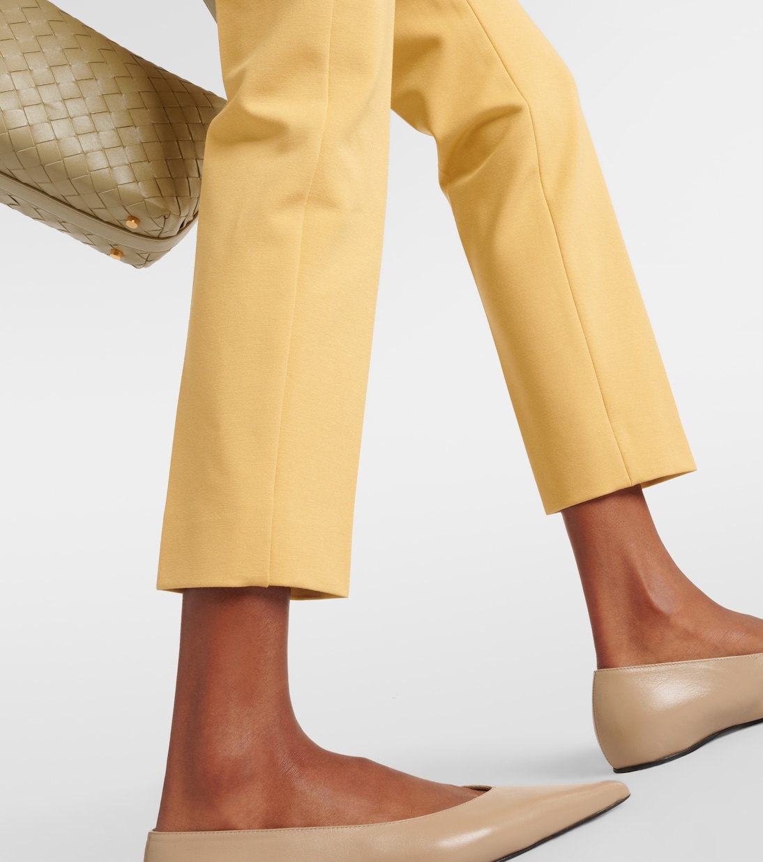 Pantaloni slim cropped in jersey | Max Mara