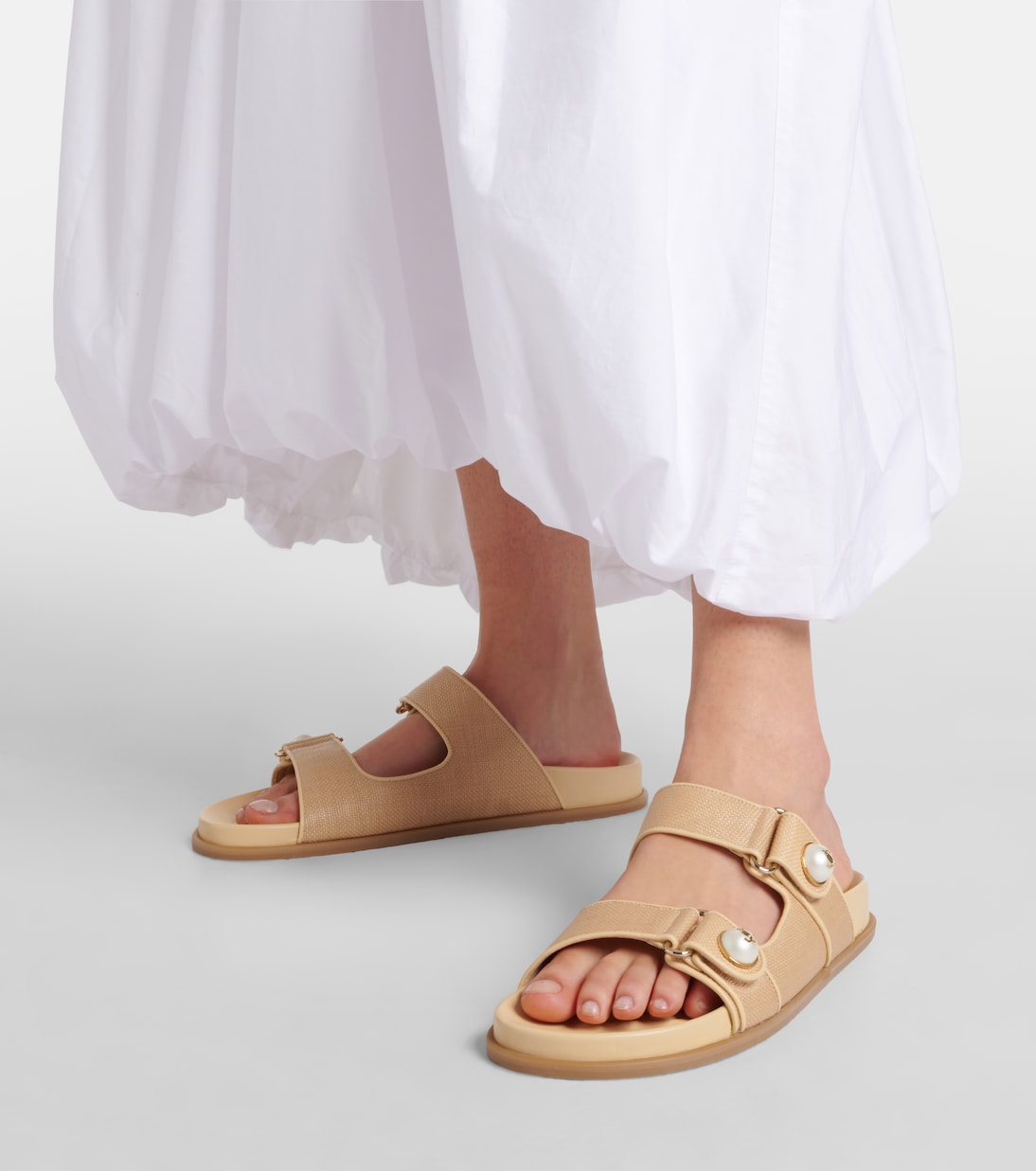 Fayence raffia sandals | Jimmy Choo