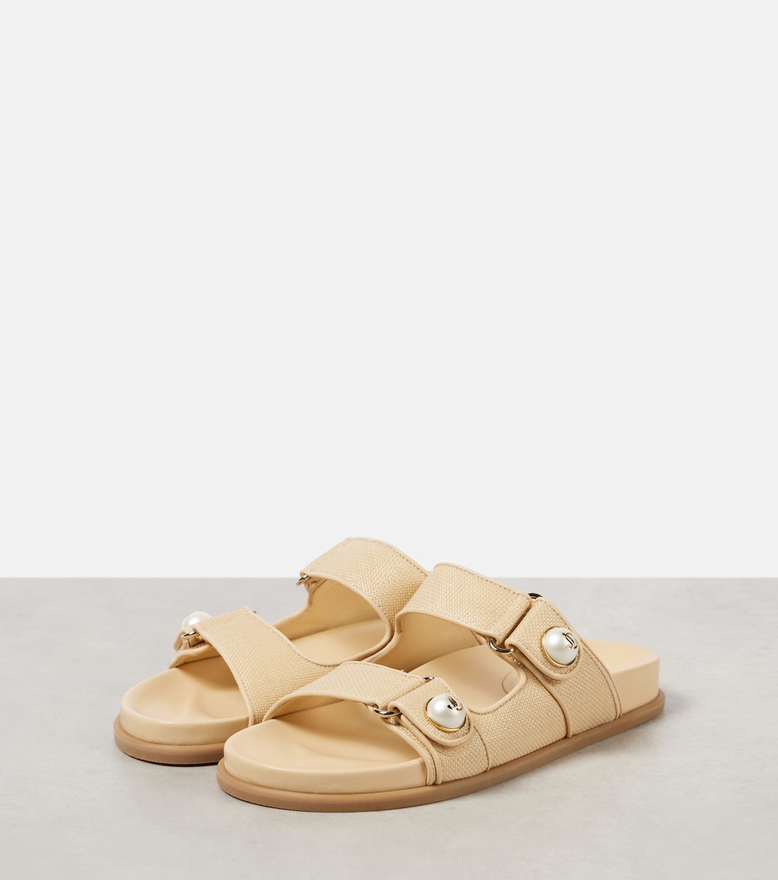 Fayence raffia sandals | Jimmy Choo