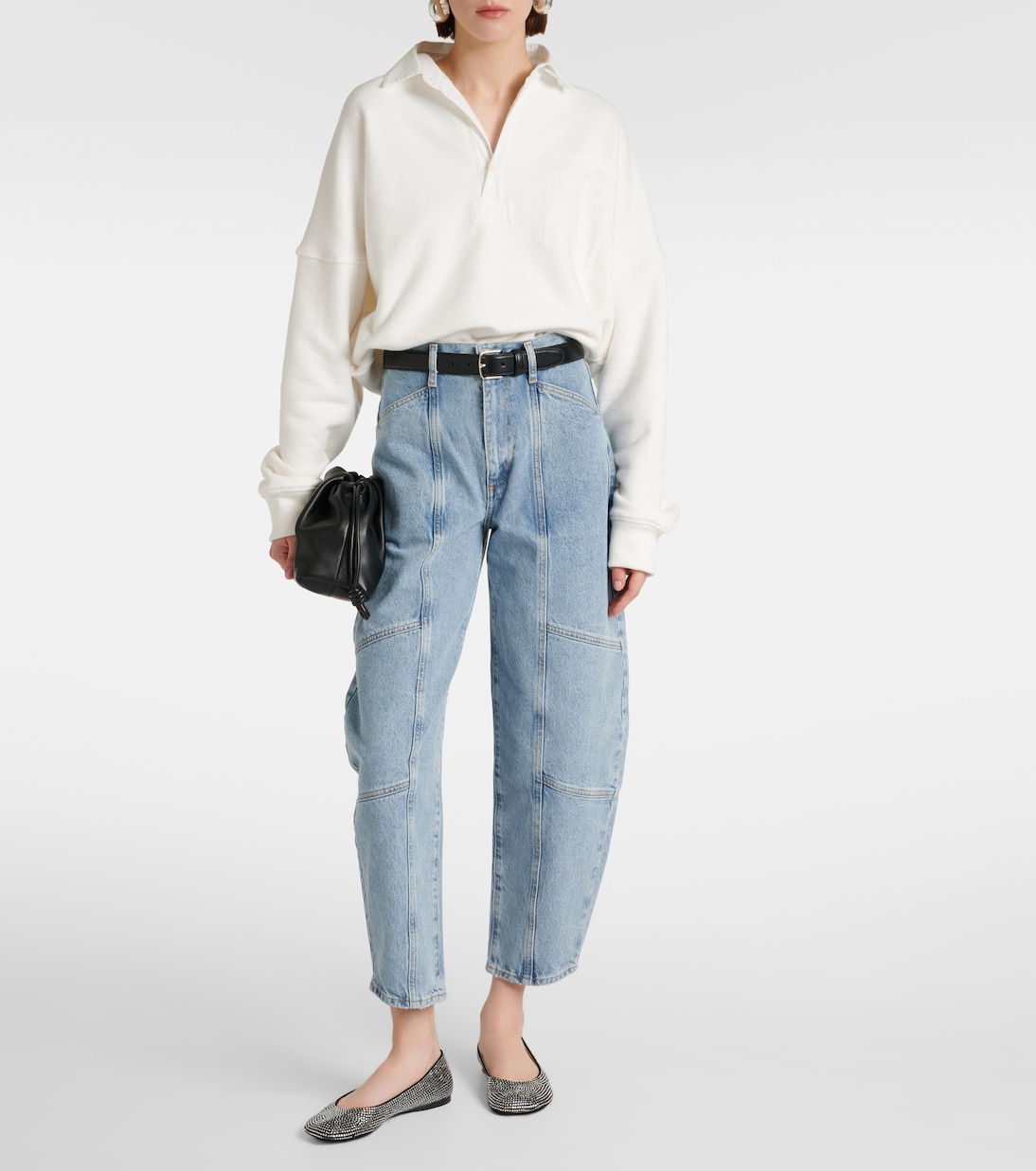 Jean barrel Mara à taille haute | Agolde