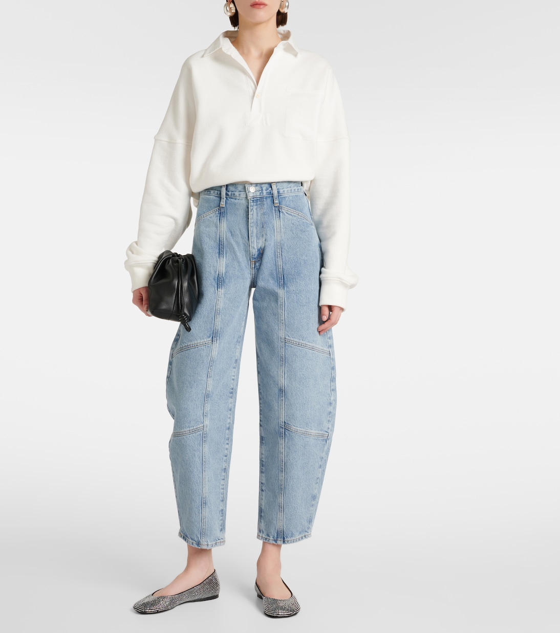 Jean barrel Mara à taille haute | Agolde