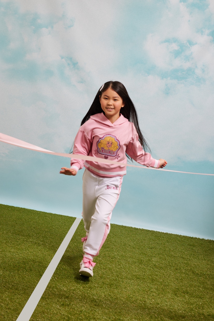 x Barbie® - Felpa in jersey di misto cotone | Monnalisa