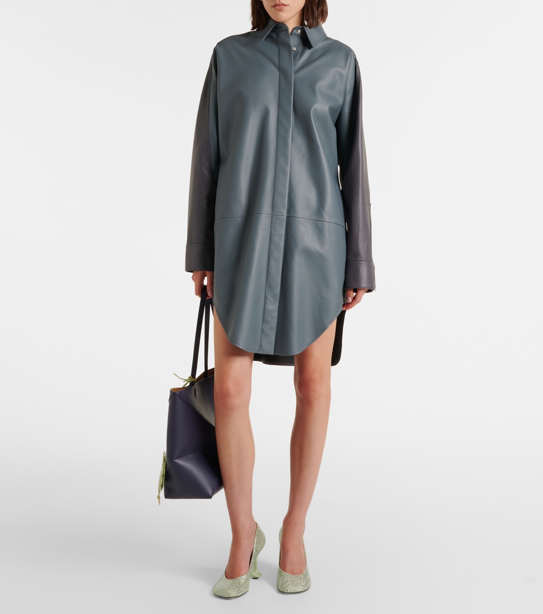 Hemdjacke aus Leder | Loewe