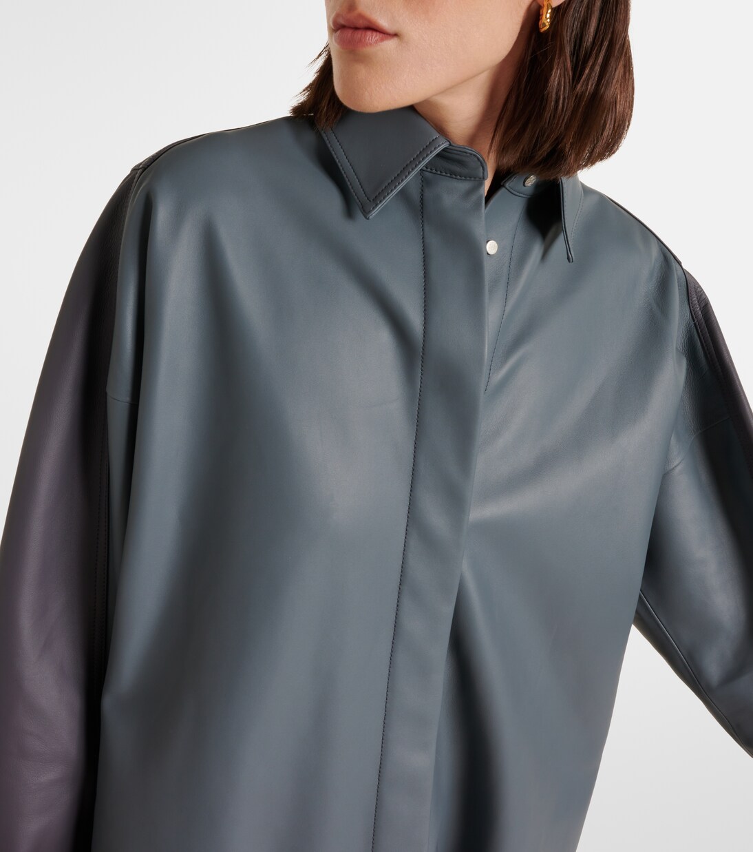 Hemdjacke aus Leder | Loewe