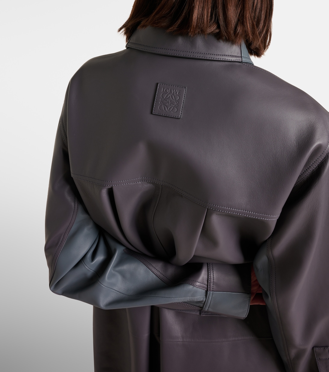 Hemdjacke aus Leder | Loewe