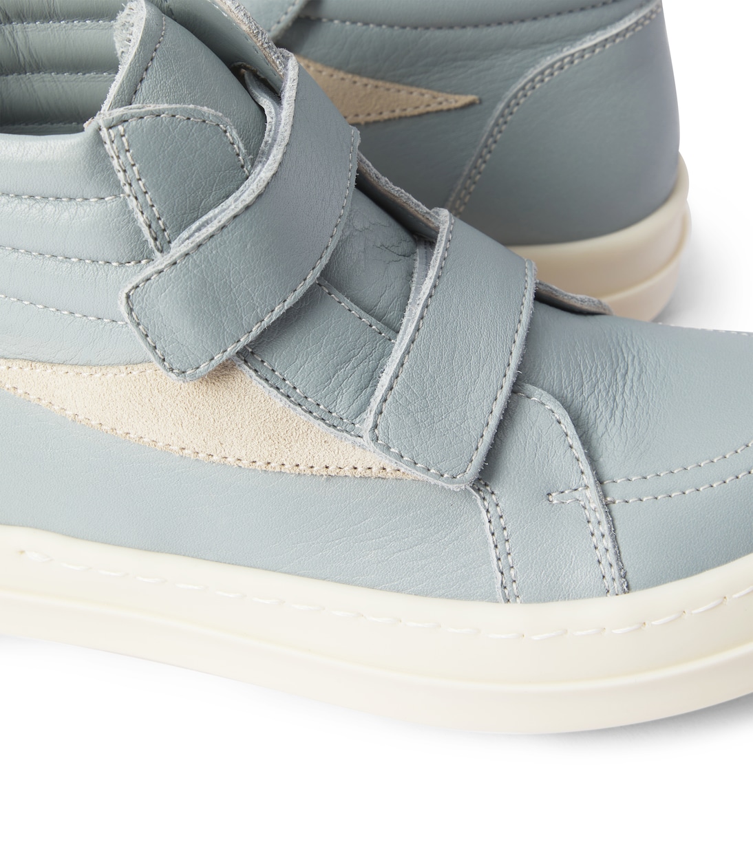 Porterville leather high-top sneakers | Rick Owens Kids