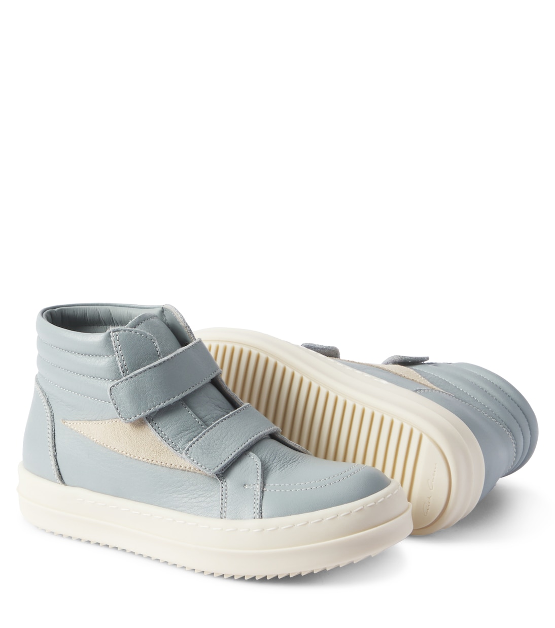 Porterville leather high-top sneakers | Rick Owens Kids