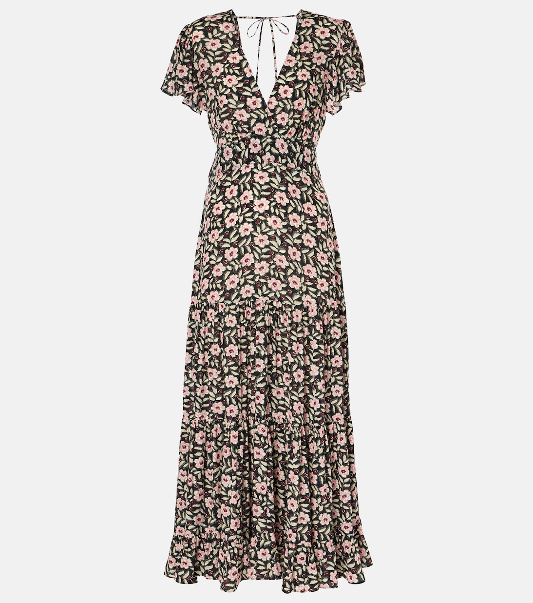 Robe longue Delicia à fleurs | Rixo