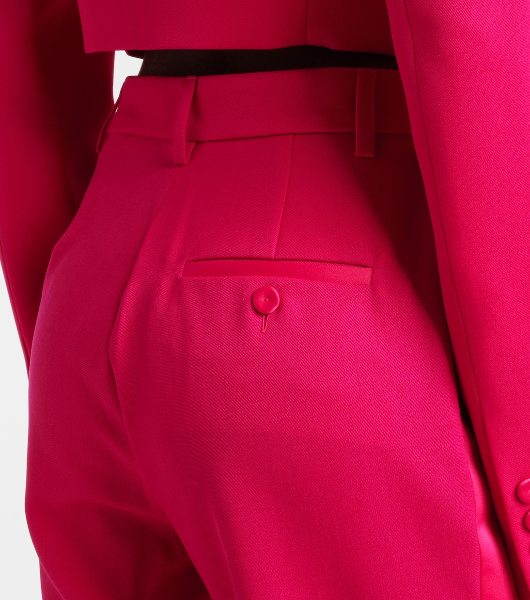 Shorts in lana con applicazione | Area
