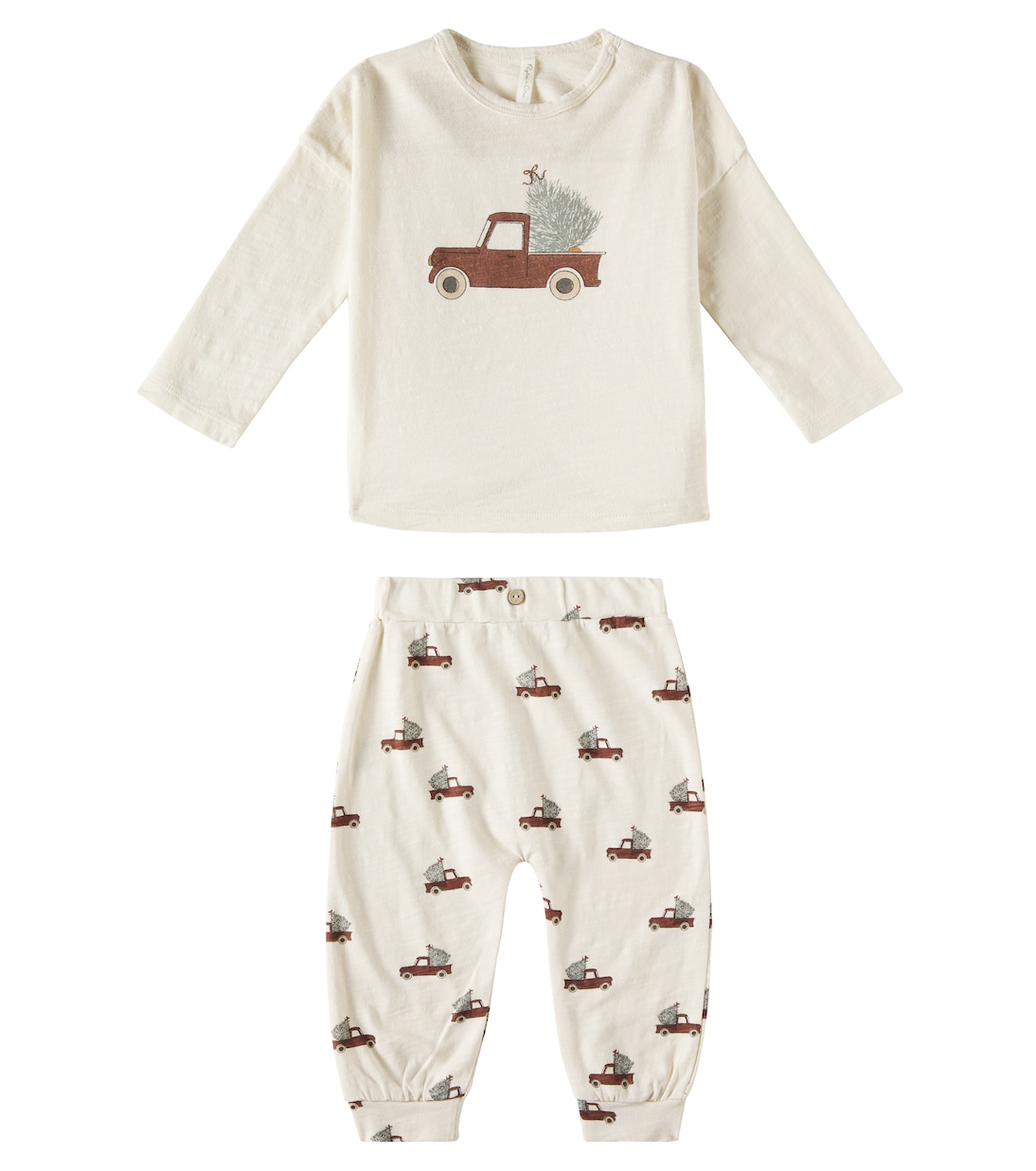 Bébé – Ensemble de survêtement Trucks en coton | Rylee + Cru