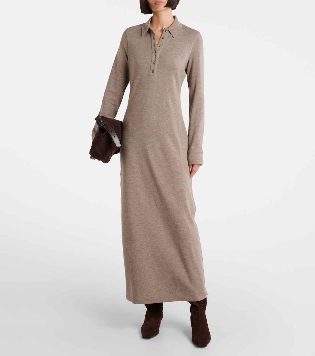 Polokleid aus Woll-Jersey | Ralph Lauren Collection
