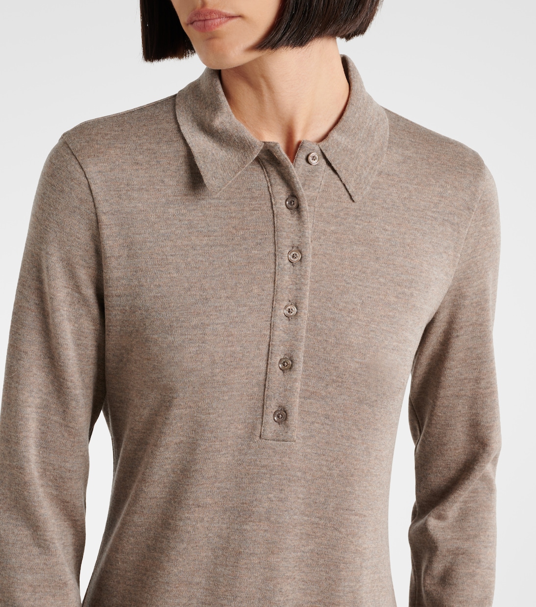 Polokleid aus Woll-Jersey | Ralph Lauren Collection