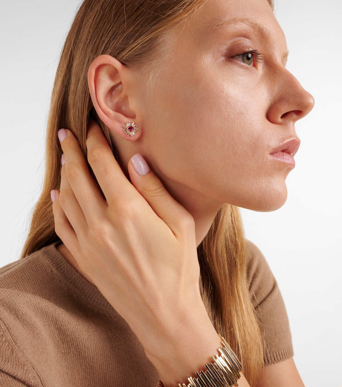 Boucles d'oreilles One of a Kind en or 18 ct, rubis et diamants | Suzanne Kalan