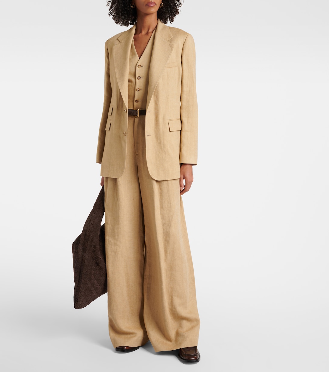 Blazer Russel in seta e lino | Ralph Lauren Collection