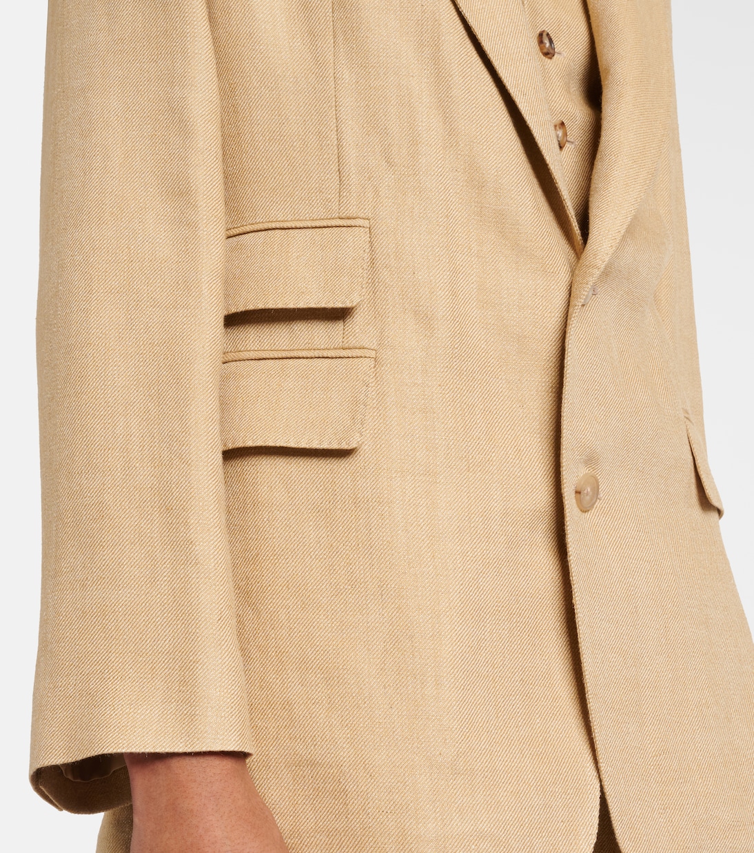 Blazer Russel in seta e lino | Ralph Lauren Collection