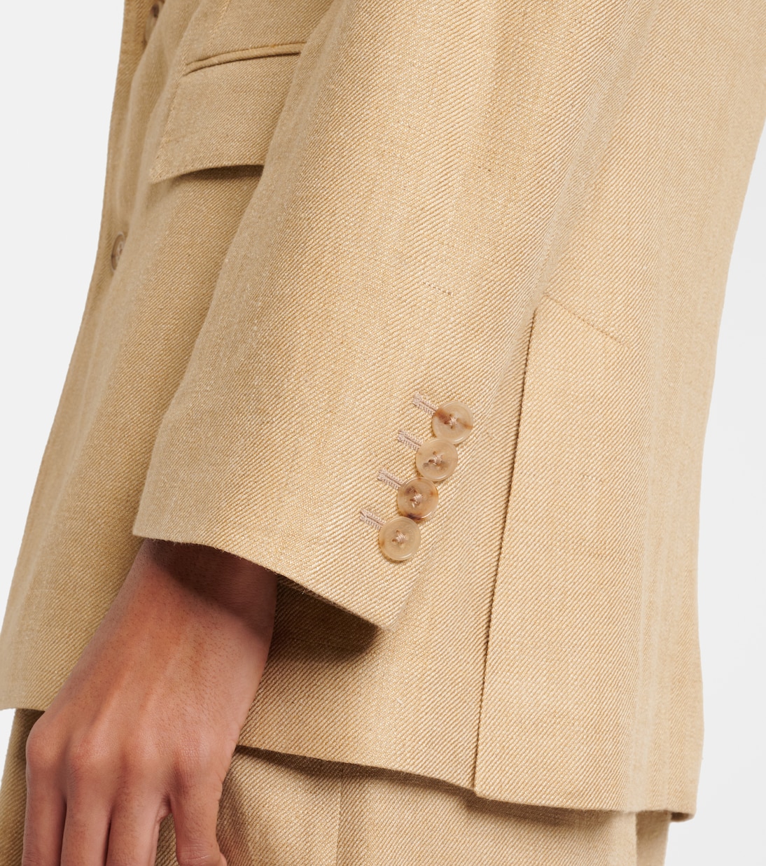 Blazer Russel in seta e lino | Ralph Lauren Collection