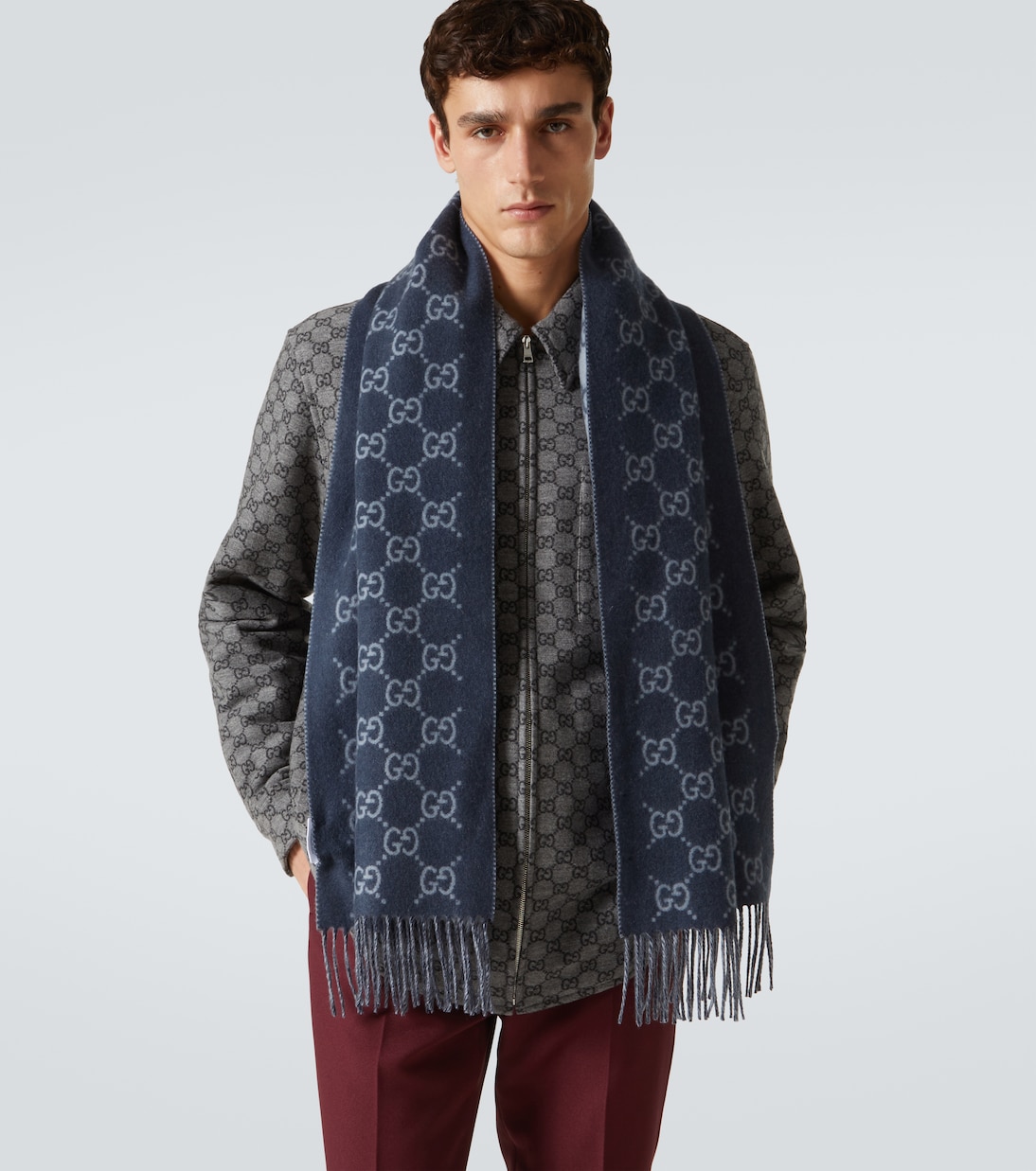 Bufanda de cachemir con GG | Gucci