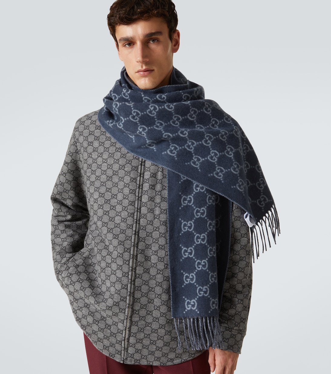 Bufanda de cachemir con GG | Gucci