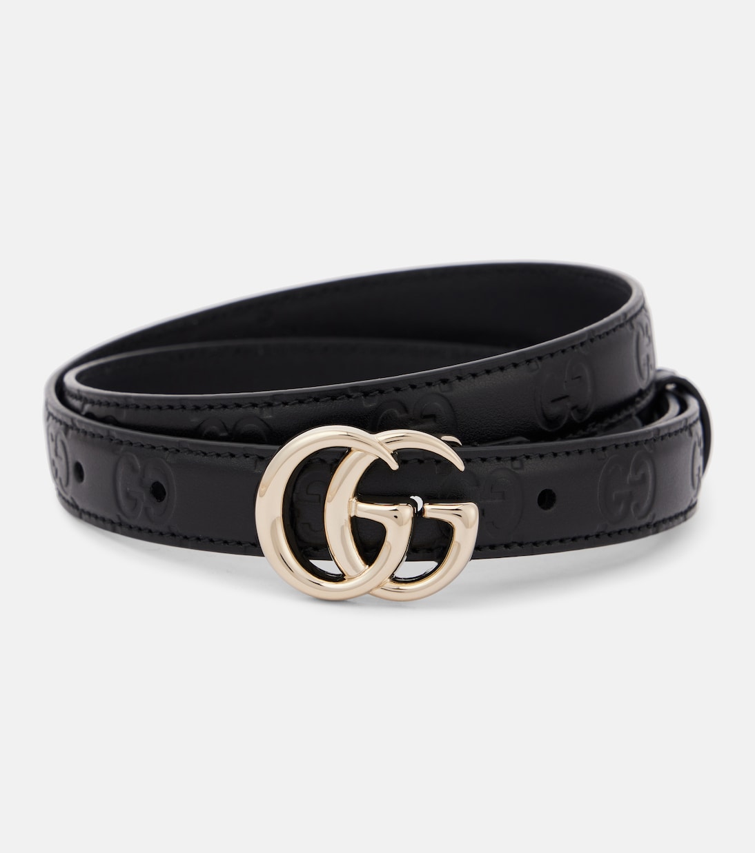 Cintura in pelle GG Marmont di GUCCI per stile giovane e trendy