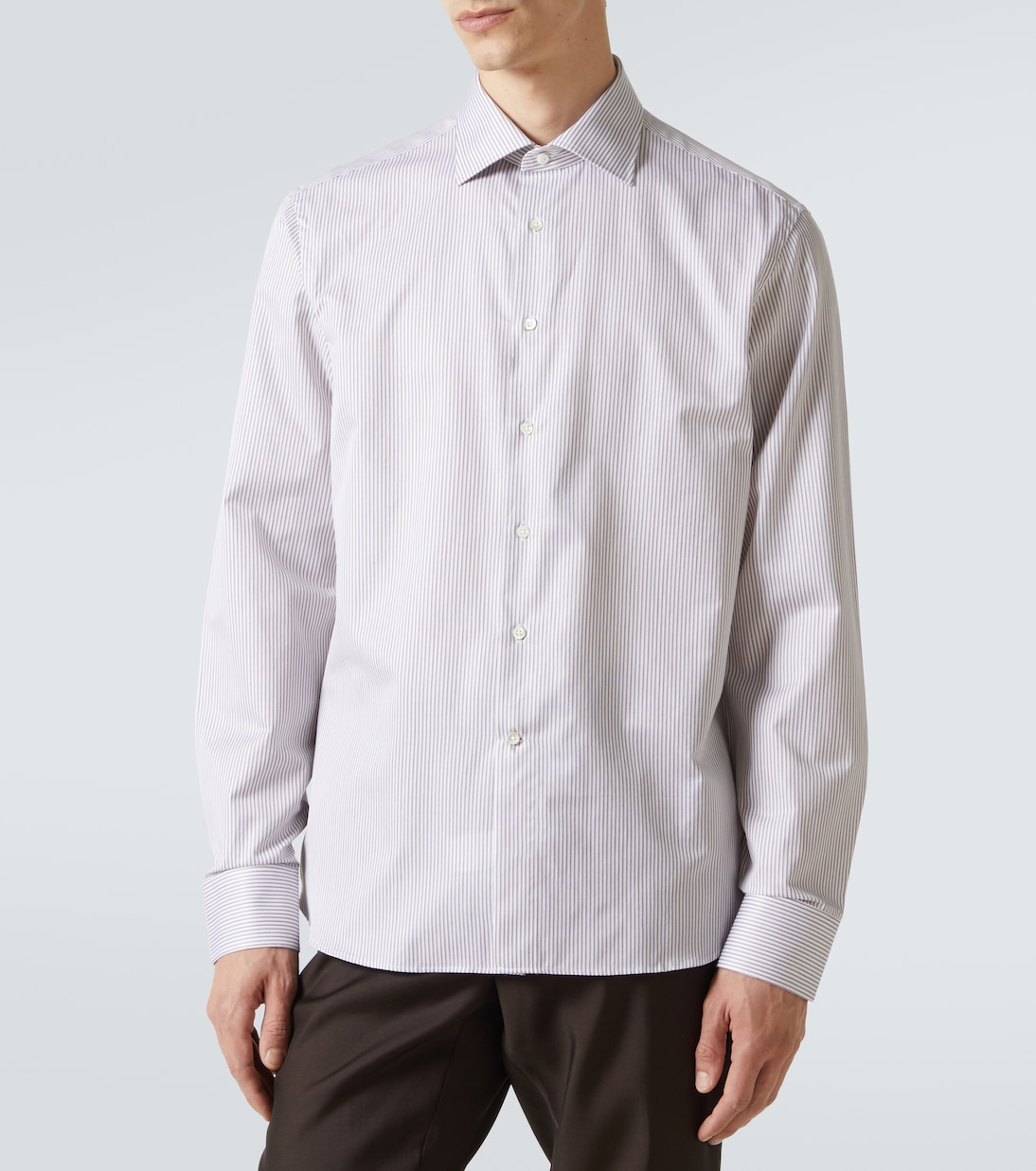 Camicia in misto cotone a righe | Canali