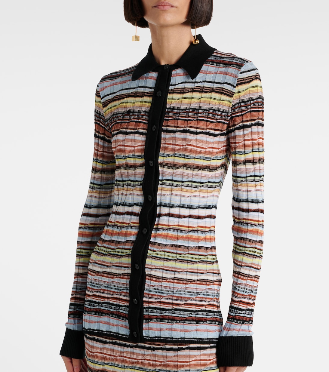 Camisa de mezcla de algodón a rayas | Missoni