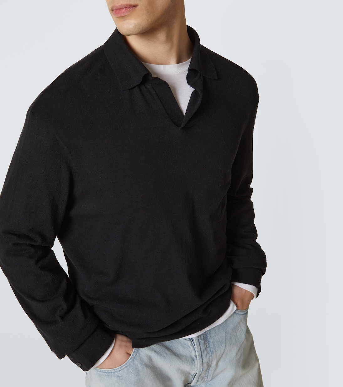 Polo Stafford in seta | The Row
