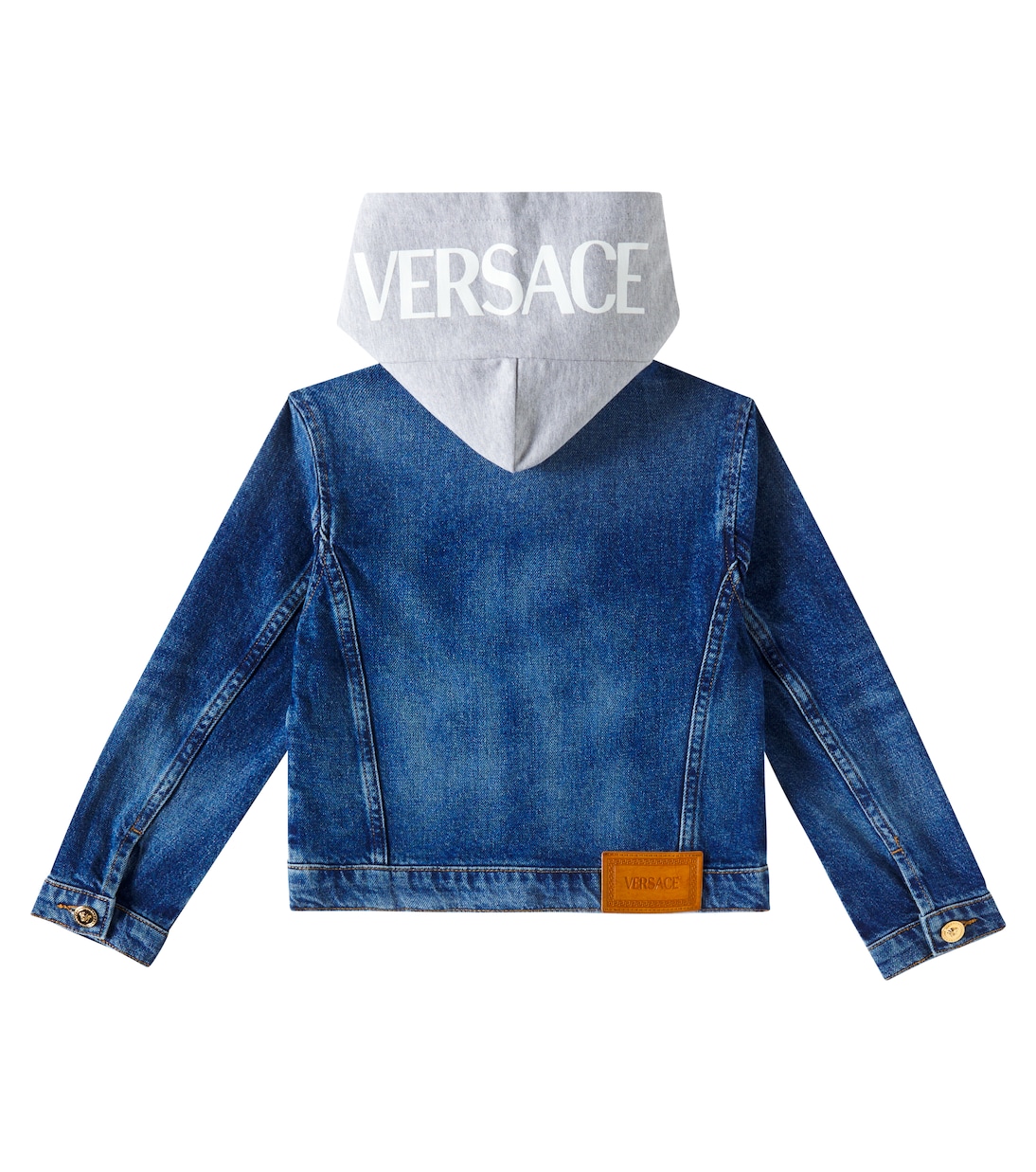 Veste en jean à logo | Versace Kids