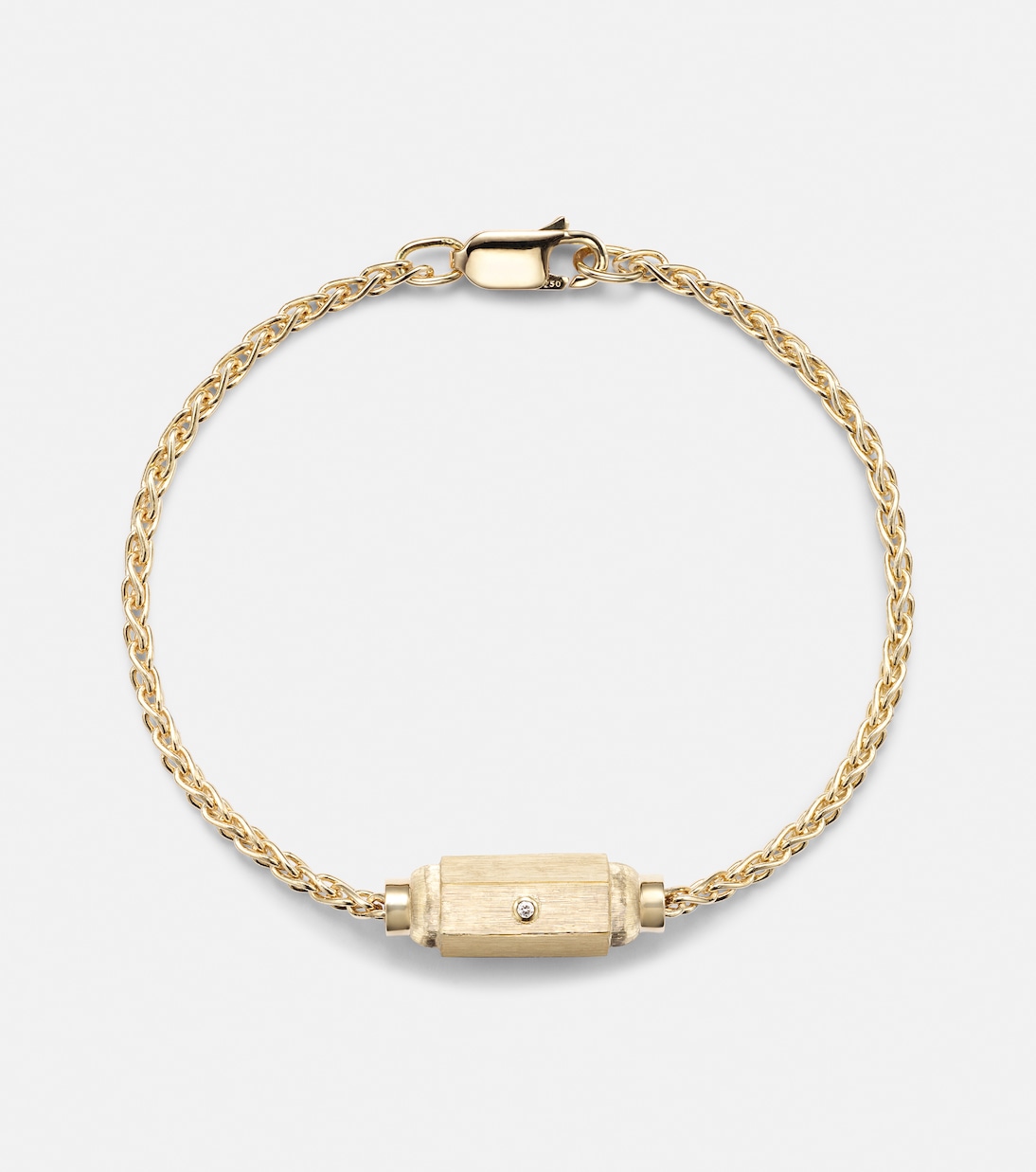 Bracciale Coco Micro in oro 18kt con diamanti, design elegante per giovani di MARIE LICHTENBERG