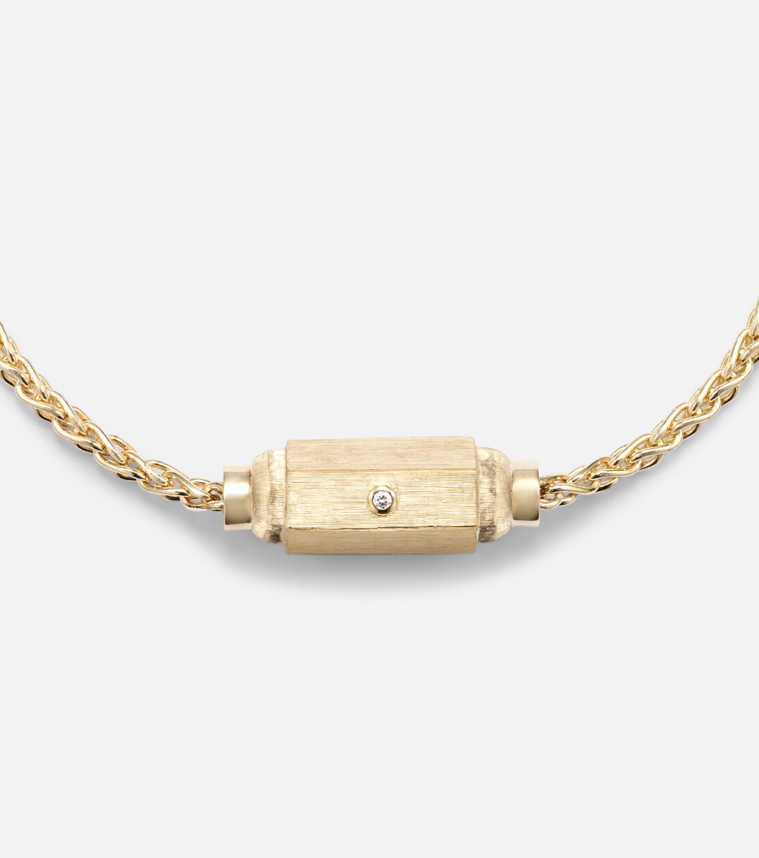 Bracciale Coco Micro in oro 18kt con diamanti, design elegante per giovani di MARIE LICHTENBERG