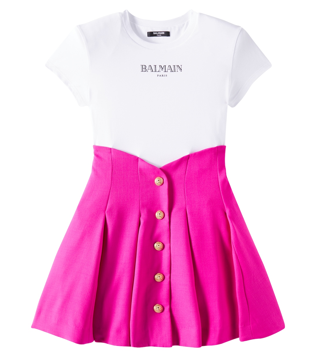 Kleid aus Wolle | Balmain Kids