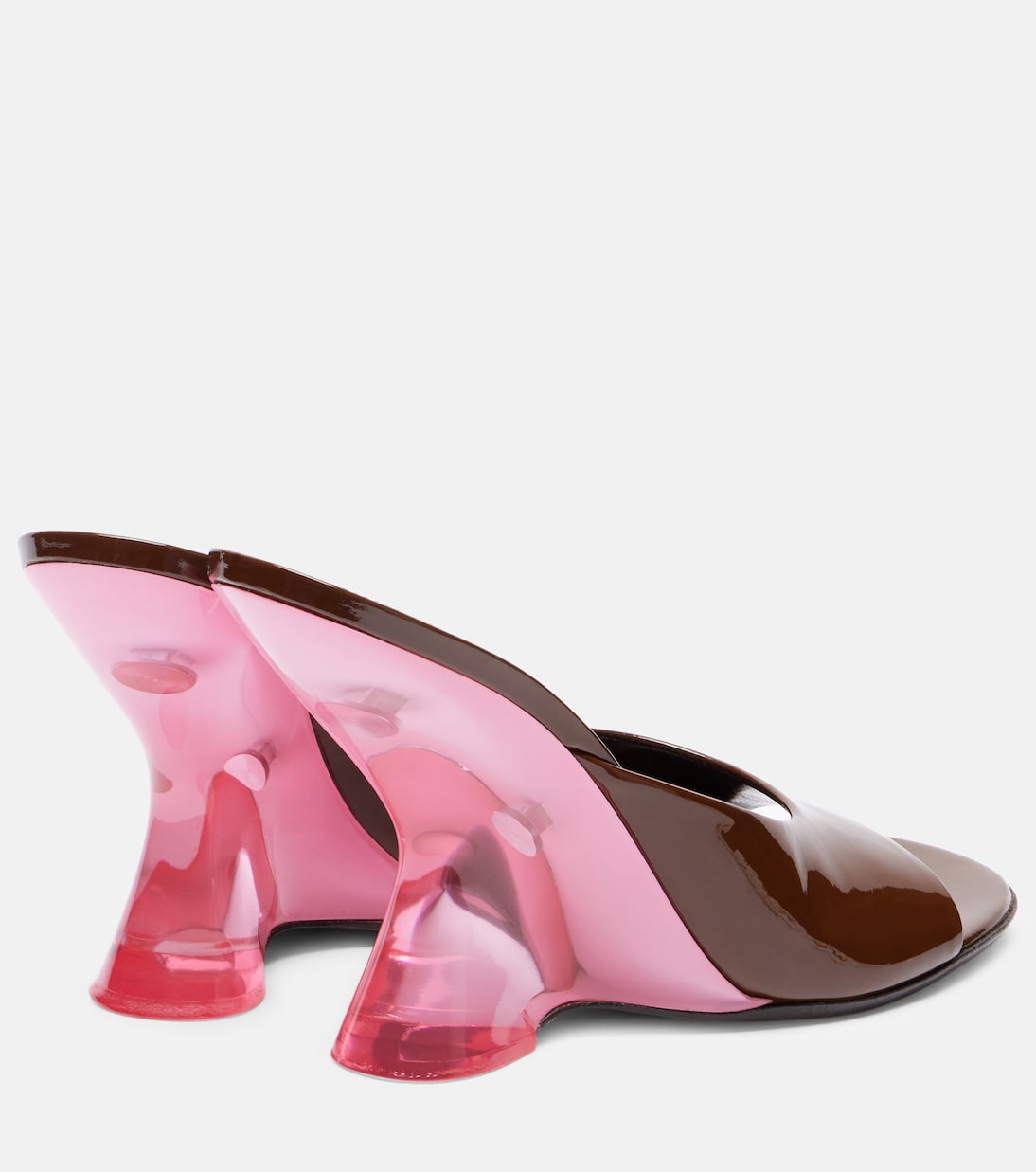 Mules Bulle 105 in vernice | Dries Van Noten