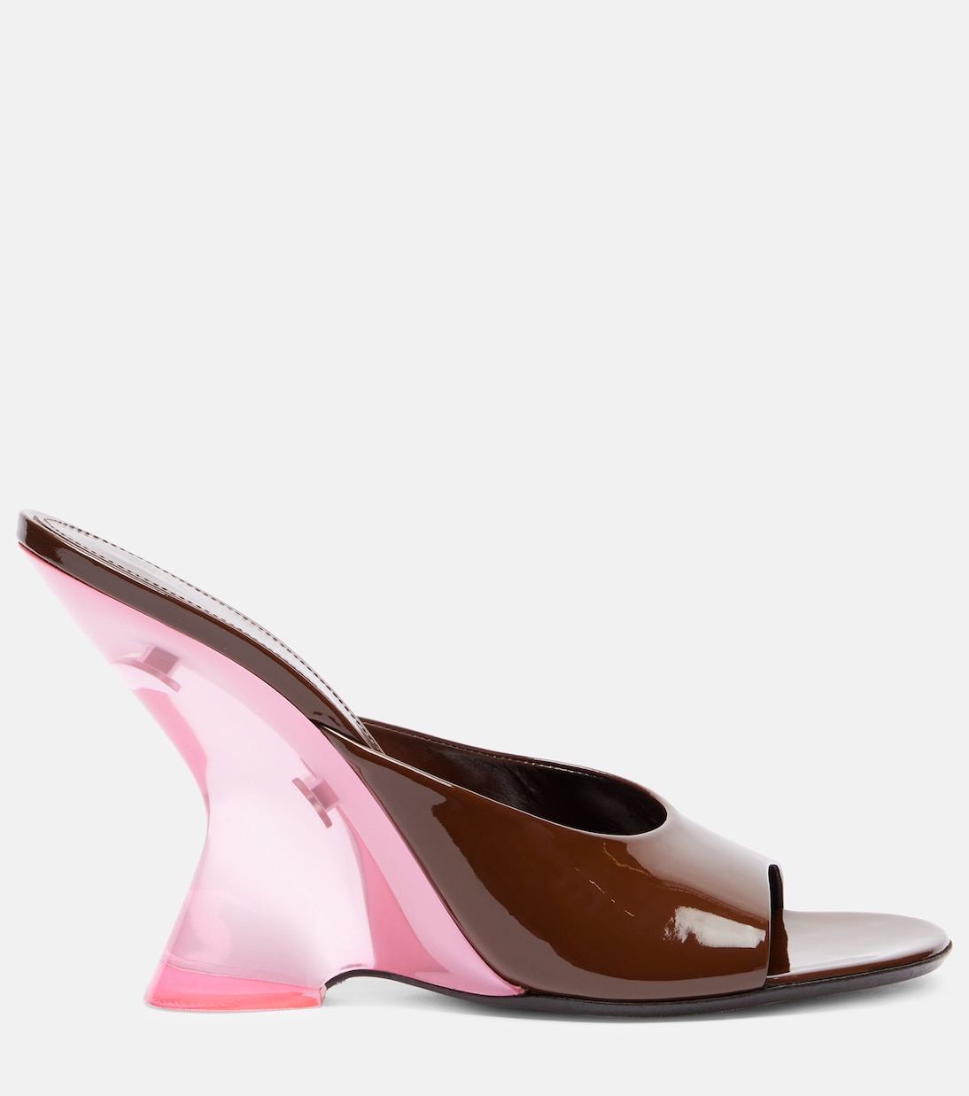 Mules Bulle 105 in vernice | Dries Van Noten