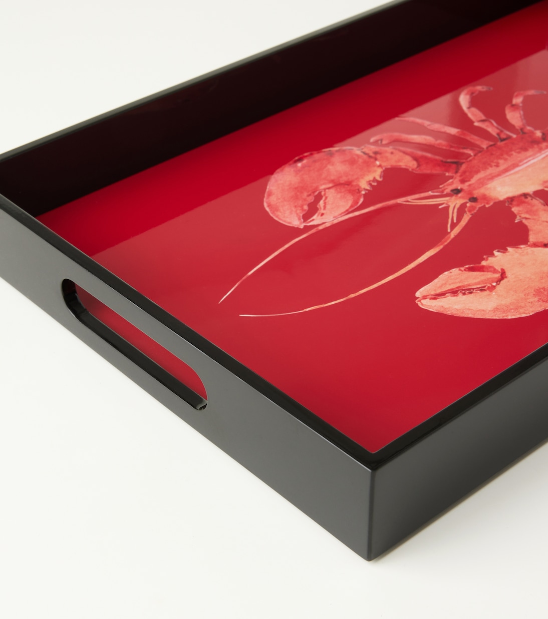 Vassoio Lobster in legno laccato | Les-Ottomans