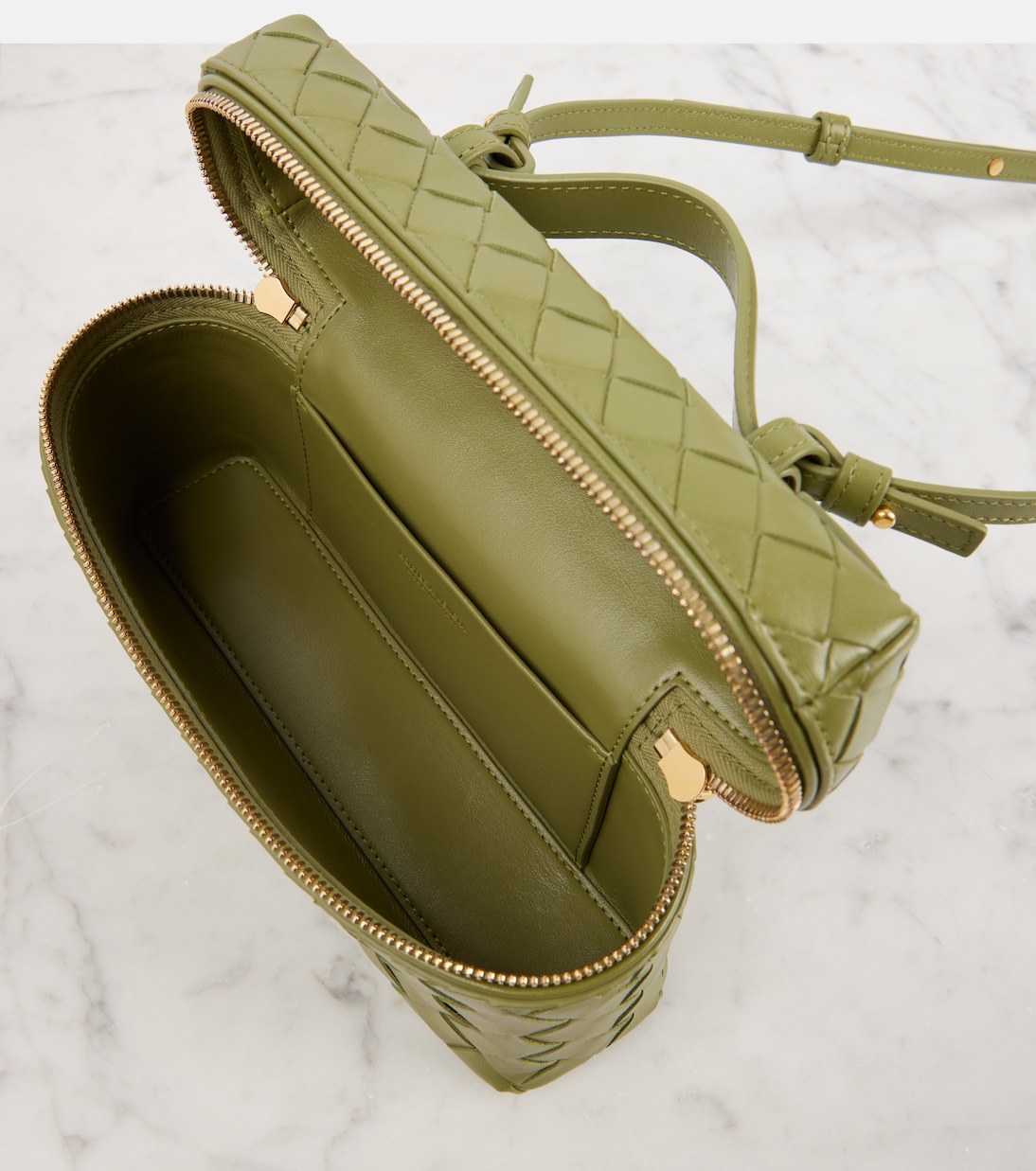 Sac vanity Bang Bang en cuir Intrecciato | Bottega Veneta