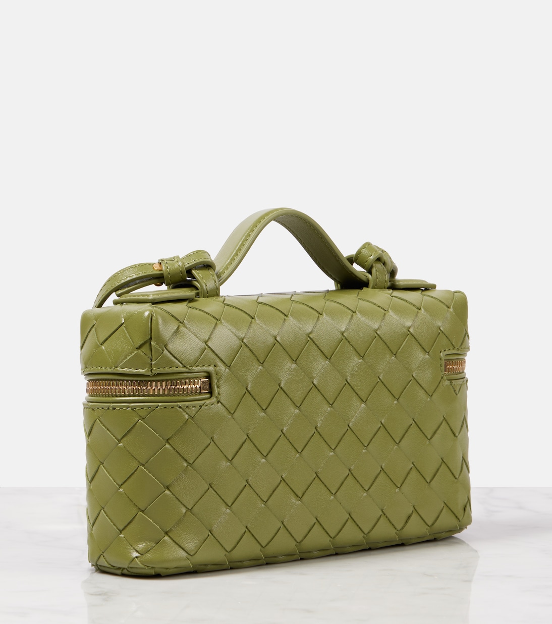 Sac vanity Bang Bang en cuir Intrecciato | Bottega Veneta