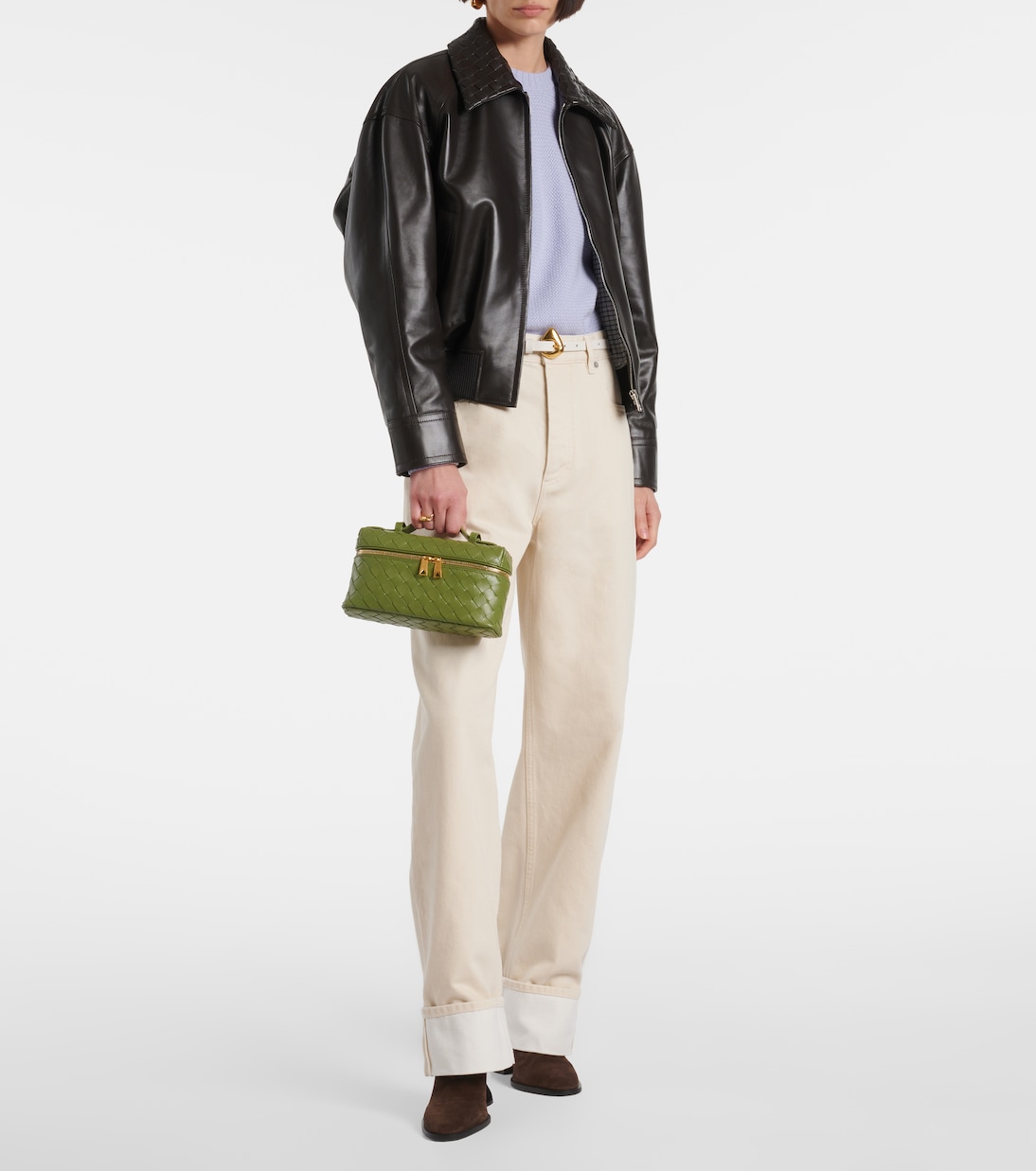 Sac vanity Bang Bang en cuir Intrecciato | Bottega Veneta