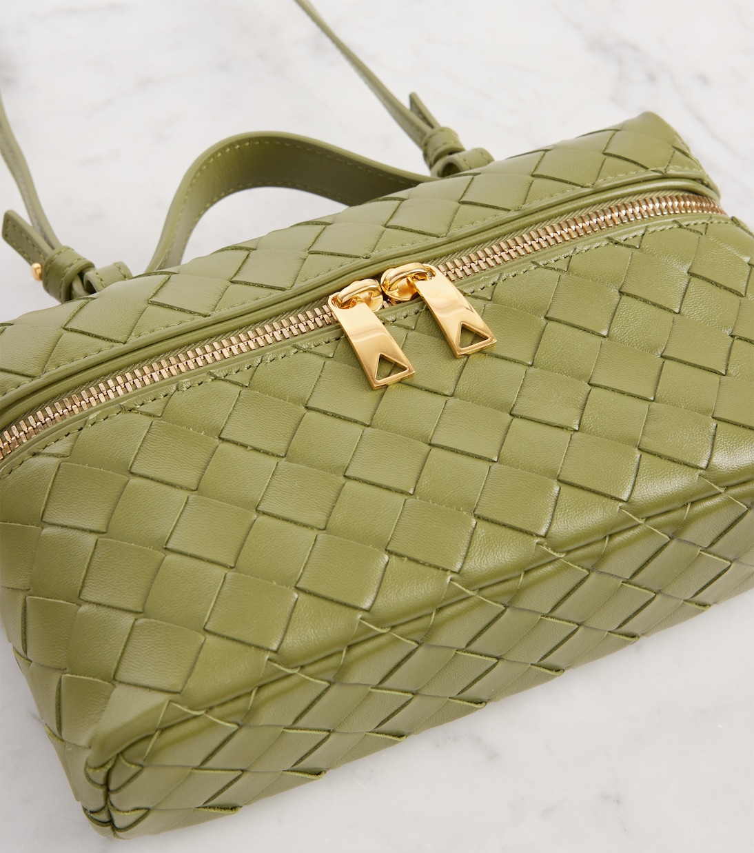 Sac vanity Bang Bang en cuir Intrecciato | Bottega Veneta