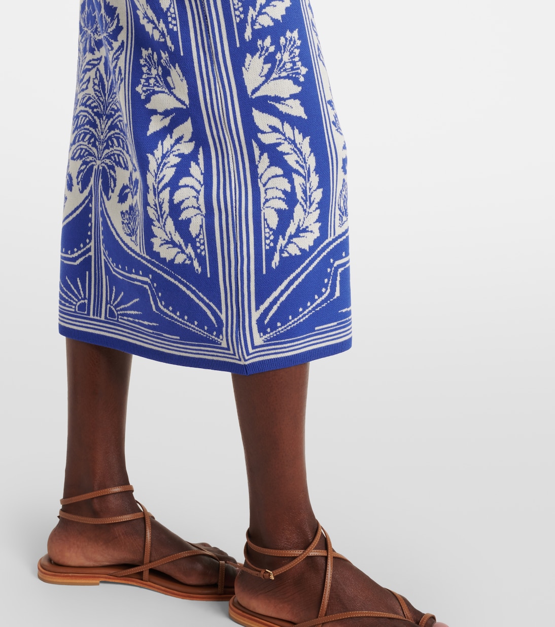 Falda midi de punto | Farm Rio