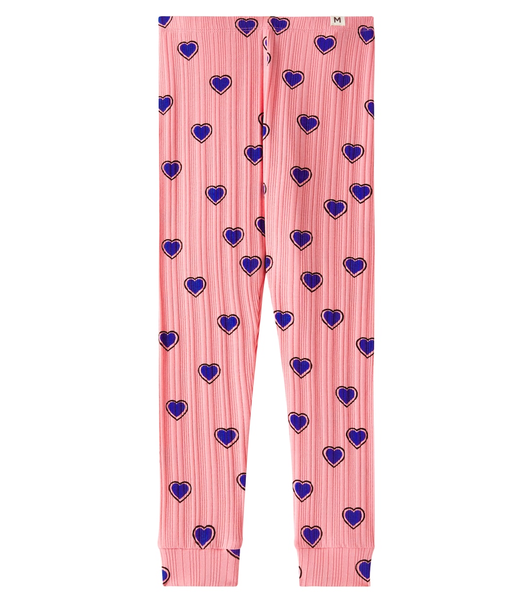Leggings Outlined Hearts in cotone | Mini Rodini