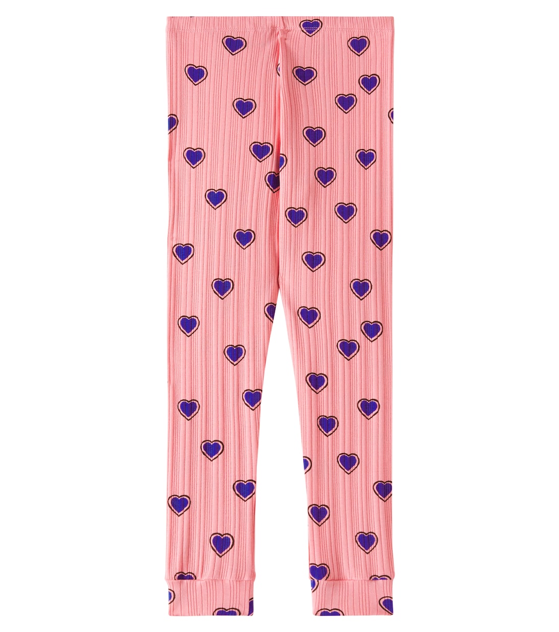 Leggings Outlined Hearts in cotone | Mini Rodini