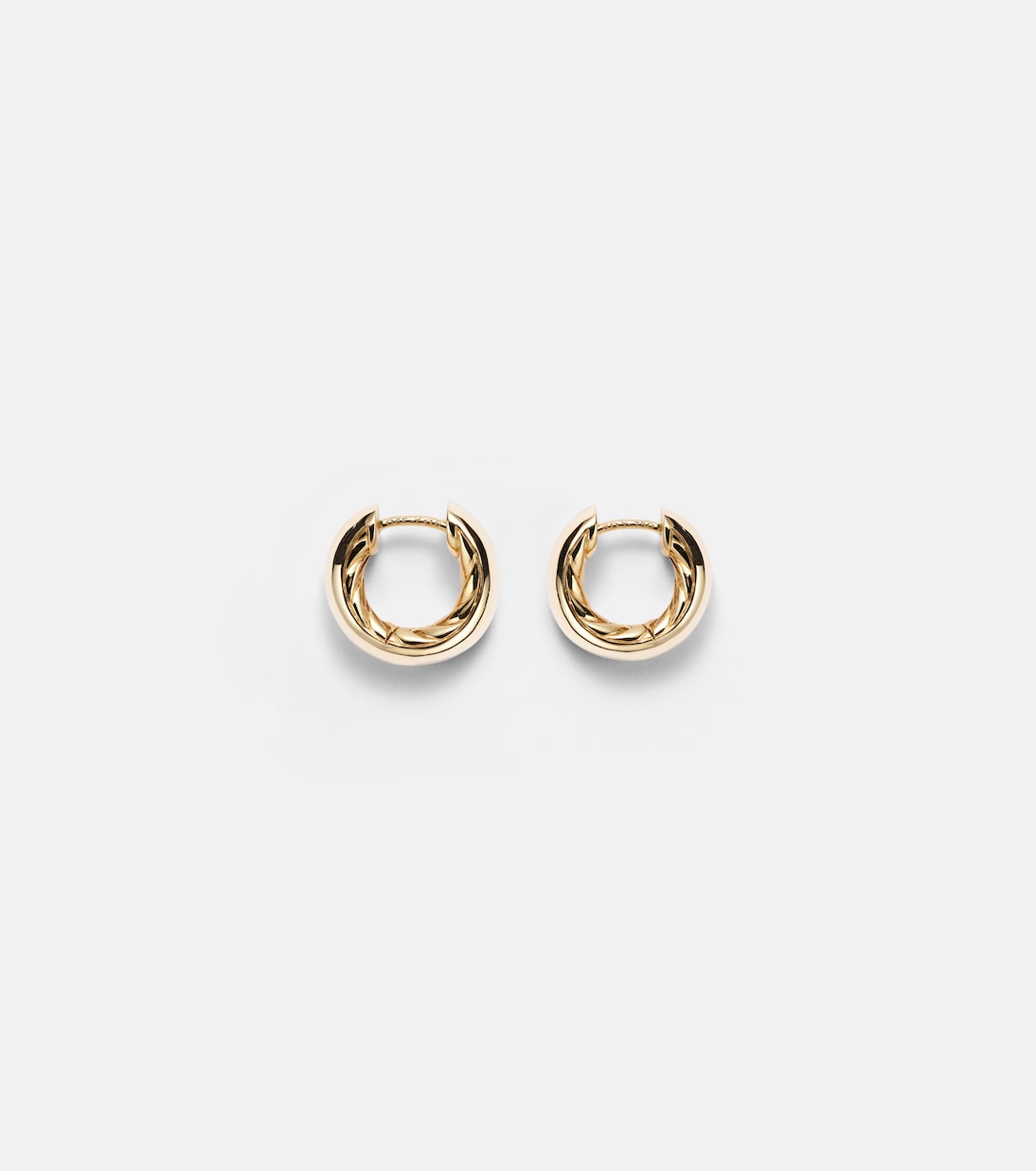 Orecchini a cerchio DY Mercer™ Micro in oro 18kt  | David Yurman