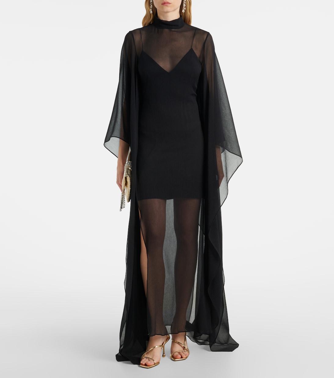 Lanzarote Garden crêpe chiffon kaftan | Taller Marmo
