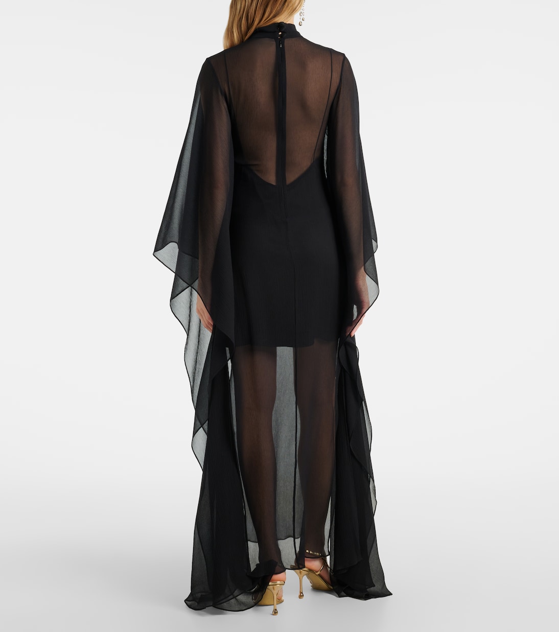 Lanzarote Garden crêpe chiffon kaftan | Taller Marmo