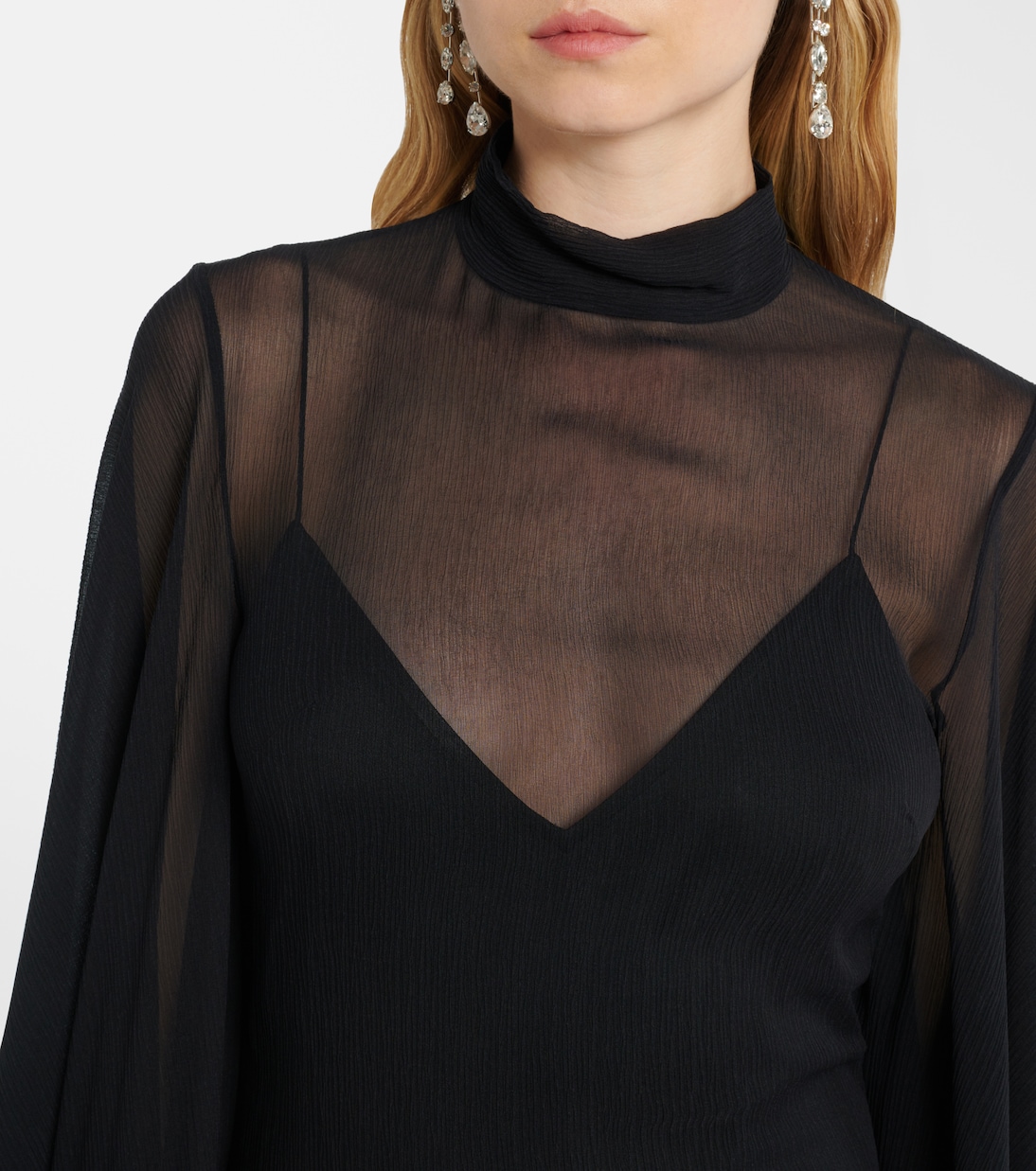 Lanzarote Garden crêpe chiffon kaftan | Taller Marmo