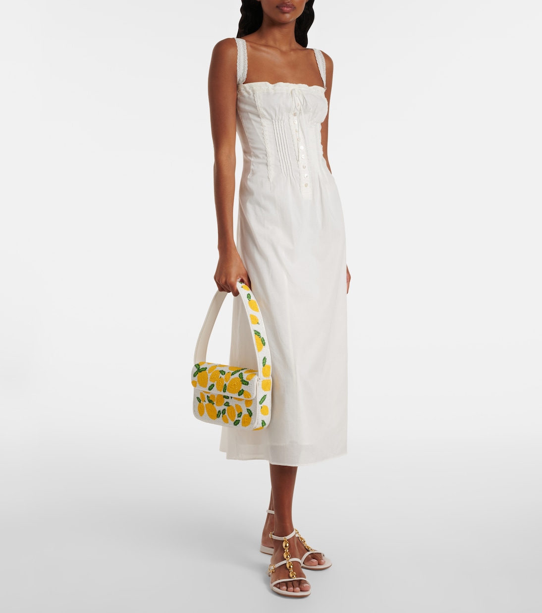 Tommy beaded shoulder bag | Staud