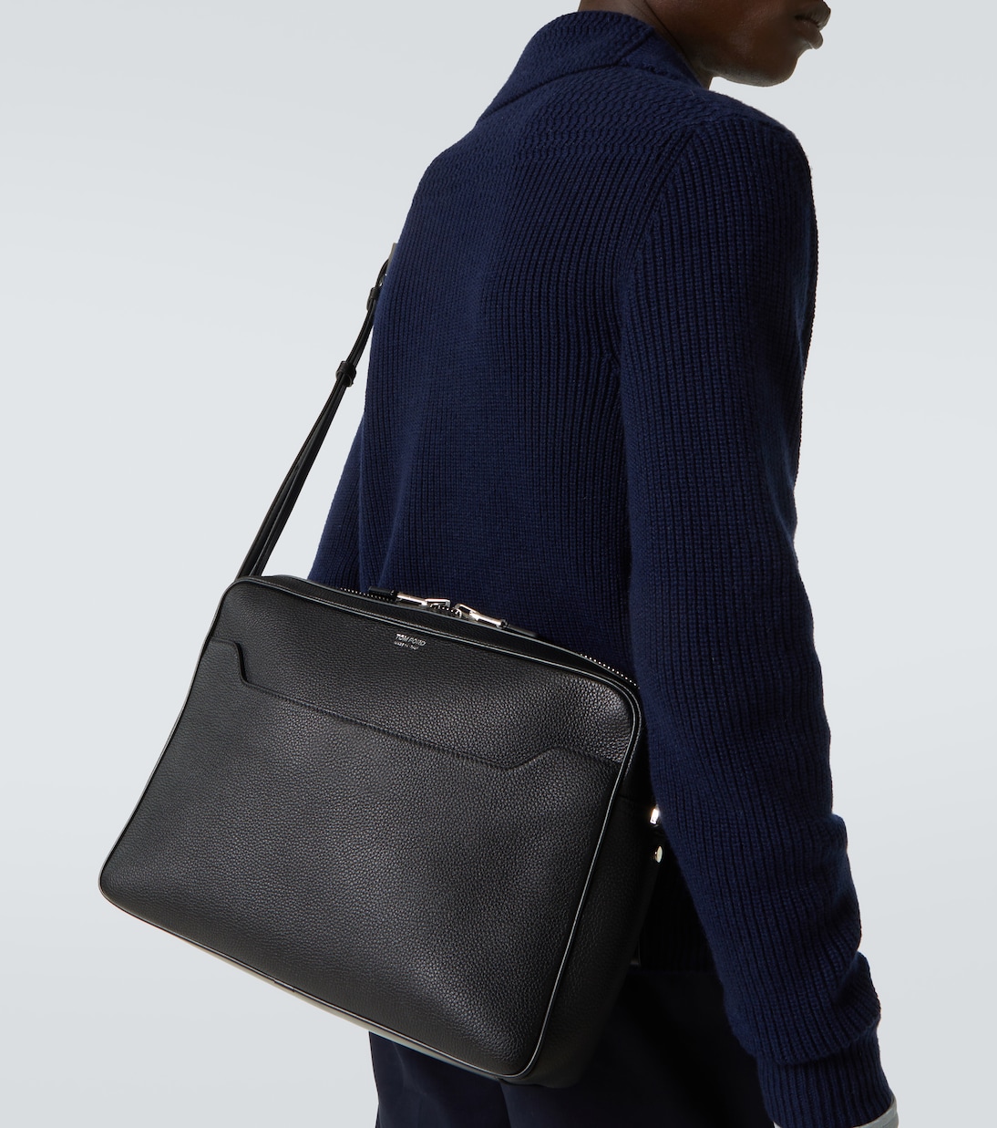 Buckley leather messenger bag | Tom Ford