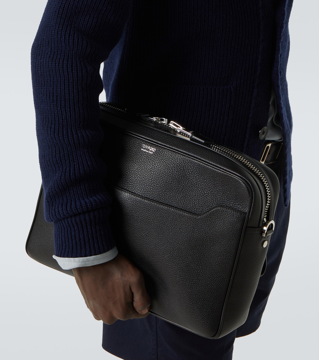 Buckley leather messenger bag | Tom Ford