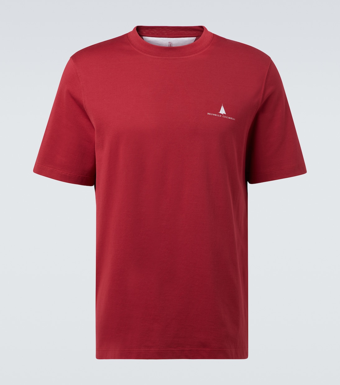 T-shirt en coton à logo | Brunello Cucinelli