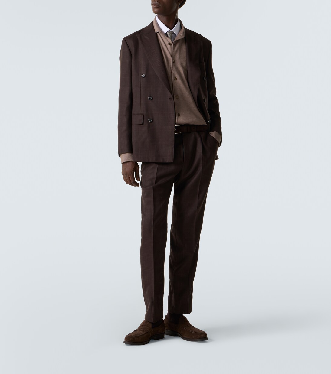 Cotton piqué shirt | Brioni
